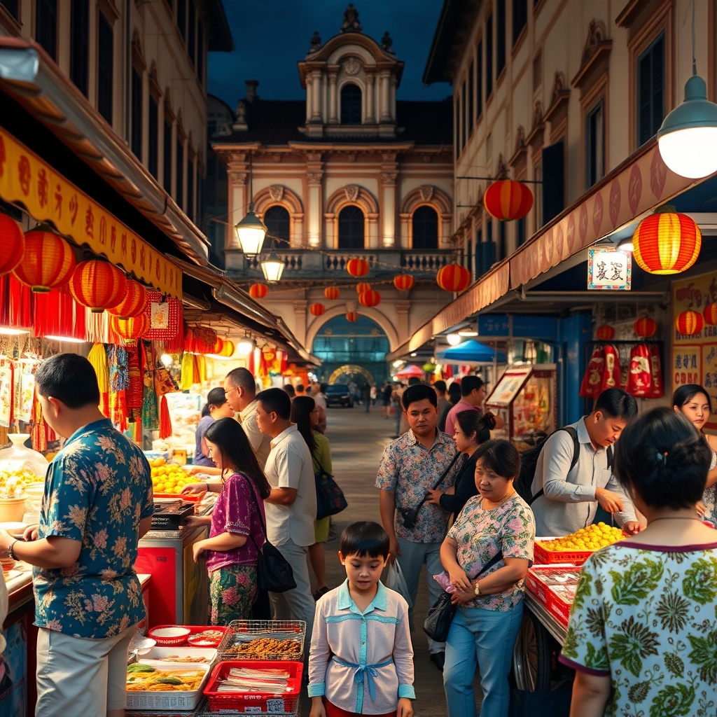 Local vendors at a festival